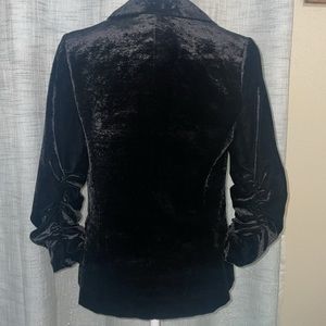 Black “Velvet Like” Blazer